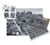puzzleYOU : Smart Sorted® | Puzzle Photo 1000 pièces « San Francisco Vue du Ciel, Noir et Blanc »
