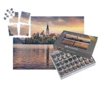 puzzleYOU : Smart Sorted® | Puzzle Photo 1000 pièces « Sanctuaire du lac de Bled, Slovénie, Europe »