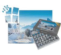 puzzleYOU : Smart Sorted® | Puzzle Photo 1000 pièces « Sanctuaire Hivernal de Maria Gern Devant Le Watzmann, Allemagne »