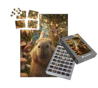 puzzleYOU : Smart Sorted® | Puzzle Photo 1000 pièces « Septième Anniversaire du Capybara »