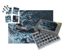 puzzleYOU : Smart Sorted® | Puzzle Photo 1000 pièces « Sirène argentée rêvant sur Le Rivage »