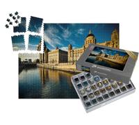 puzzleYOU : Smart Sorted® | Puzzle Photo 1000 pièces « Skyline avec Les Trois grâces, Liverpool »