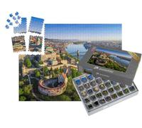 puzzleYOU : Smart Sorted® | Puzzle Photo 1000 pièces « Skyline de Budapest avec Le Palais Royal, Hongrie »