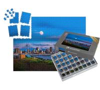 puzzleYOU : Smart Sorted® | Puzzle Photo 1000 pièces « Skyline de Johannesburg avec Le Pont Nelson Mandela »