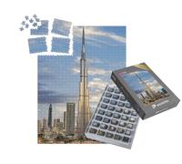 puzzleYOU : Smart Sorted® | Puzzle Photo 1000 pièces « Skyline futuriste de Dubaï, Centre-Ville »