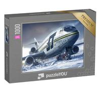 puzzleYOU : Smart Sorted® | Puzzle Photo 1000 pièces « SnowWing 74 : Vol de Transport vers Le pôle Nord »