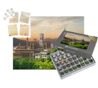 puzzleYOU : Smart Sorted® | Puzzle Photo 1000 pièces « Soirée au-Dessus de la cathédrale Santa Maria Del Fiore, Florence, Italie »