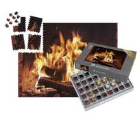 puzzleYOU : Smart Sorted® | Puzzle Photo 1000 pièces « Soirée conviviale au Coin du feu »
