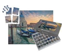 puzzleYOU : Smart Sorted® | Puzzle Photo 1000 pièces « Soirée d'ambiance sur Le Grand Canal, Venise, Italie »
