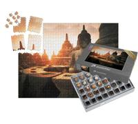 puzzleYOU : Smart Sorted® | Puzzle Photo 1000 pièces « Statue de Bouddha dans Le Temple de Borobudur, Indonésie »