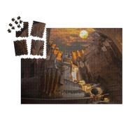 puzzleYOU : Smart Sorted® | Puzzle Photo 1000 pièces « Statue de Bouddha, Wat Si Chum dans Le Parc Historique de Sukhothai, Thaïlande »