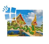 puzzleYOU : Smart Sorted® | Puzzle Photo 1000 pièces « Statue de Dragon au Temple de Karon à Phuket, Thaïlande »