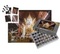 puzzleYOU : Smart Sorted® | Puzzle Photo 1000 pièces « Statue géante de Bhudda Assis, Temple de Bouddha de Ngahtatgyi, Myanmar »