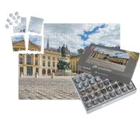 puzzleYOU : Smart Sorted® | Puzzle Photo 1000 pièces « Statue située dans la Ville de Reims. Région Champagne, France »