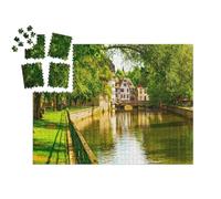 puzzleYOU : Smart Sorted® | Puzzle Photo 1000 pièces « Strasbourg, Canal d'eau dans la région de la Petite France »