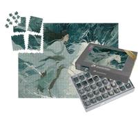 puzzleYOU : Smart Sorted® | Puzzle Photo 1000 pièces « Style Anime : Balade au Clair de Lune à Travers la vallée Magique »