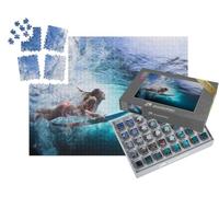 puzzleYOU : Smart Sorted® | Puzzle Photo 1000 pièces « Surfeuse sous Les Vagues »