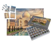 puzzleYOU : Smart Sorted® | Puzzle Photo 1000 pièces « Taj Mahal au Coucher du Soleil, Inde, Agra »