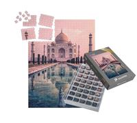 puzzleYOU : Smart Sorted® | Puzzle Photo 1000 pièces « Taj Mahal dans la lumière du Lever de Soleil, Agra, Inde »