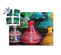 puzzleYOU : Smart Sorted® | Puzzle Photo 1000 pièces « Tajine en céramique, Maroc »