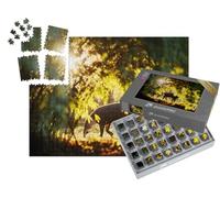 puzzleYOU : Smart Sorted® | Puzzle Photo 1000 pièces « Tapir au Soleil dans la forêt d'un Zoo »