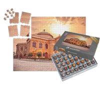 puzzleYOU : Smart Sorted® | Puzzle Photo 1000 pièces « Teatro Massimo, théâtre d'opéra à Palerme, Sicile »