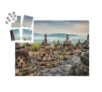 puzzleYOU : Smart Sorted® | Puzzle Photo 1000 pièces « Temple Bouddhiste, Java Centre, Indonésie »