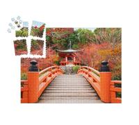 puzzleYOU : Smart Sorted® | Puzzle Photo 1000 pièces « Temple Daigoji de Kyoto en Automne Japonais »