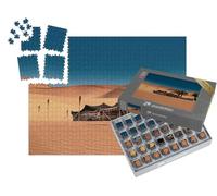 puzzleYOU : Smart Sorted® | Puzzle Photo 1000 pièces « Tente bédouine montée dans Le désert d'Abu Dhabi, Dubaï »