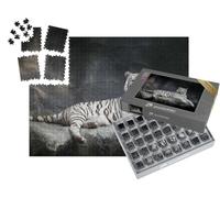 puzzleYOU : Smart Sorted® | Puzzle Photo 1000 pièces « Tigre Blanc »