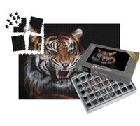puzzleYOU : Smart Sorted® | Puzzle Photo 1000 pièces « Tigre de Sumatra, bel Animal, Portrait »