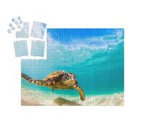 puzzleYOU : Smart Sorted® | Puzzle Photo 1000 pièces « Tortue de mer Verte, Hawaii »