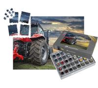 puzzleYOU : Smart Sorted® | Puzzle Photo 1000 pièces « Tracteur au Coucher du Soleil »
