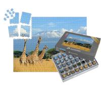 puzzleYOU : Smart Sorted® | Puzzle Photo 1000 pièces « Trois girafes dans Le Parc National du Kenya »