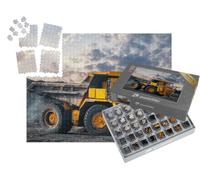 puzzleYOU : Smart Sorted® | Puzzle Photo 1000 pièces « Un Camion minier se déplace dans Une Mine de Charbon à Ciel Ouvert »