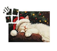 puzzleYOU : Smart Sorted® | Puzzle Photo 1000 pièces « Un Chaton à la Lueur des lumières »