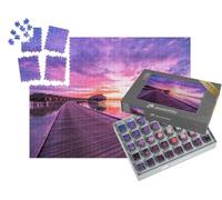 puzzleYOU : Smart Sorted® | Puzzle Photo 1000 pièces « Un Coucher de Soleil à Couper Le Souffle aux Maldives »