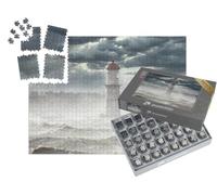 puzzleYOU : Smart Sorted® | Puzzle Photo 1000 pièces « Un Phare sous des Nuages Sombres »