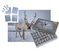 puzzleYOU : Smart Sorted® | Puzzle Photo 1000 pièces « Un Renne Curieux »