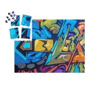 puzzleYOU : Smart Sorted® | Puzzle Photo 1000 pièces « Under Ground Art comme Style de Graffiti »