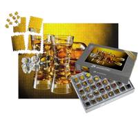 puzzleYOU : Smart Sorted® | Puzzle Photo 1000 pièces « Une Bouteille de Whisky et Deux Whiskeys on The Rocks »