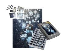 puzzleYOU : Smart Sorted® | Puzzle Photo 1000 pièces « Une Fille de Style Anime à Noël »