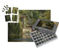 puzzleYOU : Smart Sorted® | Puzzle Photo 1000 pièces « Une Maison à Poitiers France avec Vue sur la rivière »