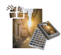 puzzleYOU : Smart Sorted® | Puzzle Photo 1000 pièces « Une Ruelle au Coucher du Soleil à Arles - France »