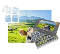 puzzleYOU : Smart Sorted® | Puzzle Photo 1000 pièces « Vache curieuse »