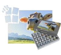 puzzleYOU : Smart Sorted® | Puzzle Photo 1000 pièces « Vache sur Le Kaisergebirge »