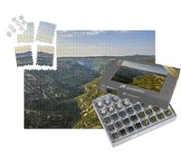 puzzleYOU : Smart Sorted® | Puzzle Photo 1000 pièces « Vallée des Gorges la Vis, Qui Coupe Le Causse du Larzac dans Le Parc National des Cévennes, sud de la France »