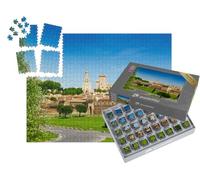 puzzleYOU : Smart Sorted® | Puzzle Photo 1000 pièces « Vieille Ville d'Avignon derrière Les remparts de la Ville en Provence, France »