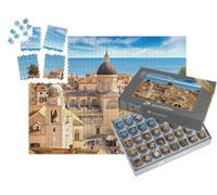 puzzleYOU : Smart Sorted® | Puzzle Photo 1000 pièces « Vieille Ville de Dubrovnik par Une Belle journée d'été, Croatie »