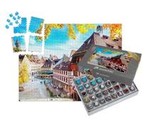 puzzleYOU : Smart Sorted® | Puzzle Photo 1000 pièces « Vieille Ville de Nuremberg sous Le Soleil d'automne, Allemagne »